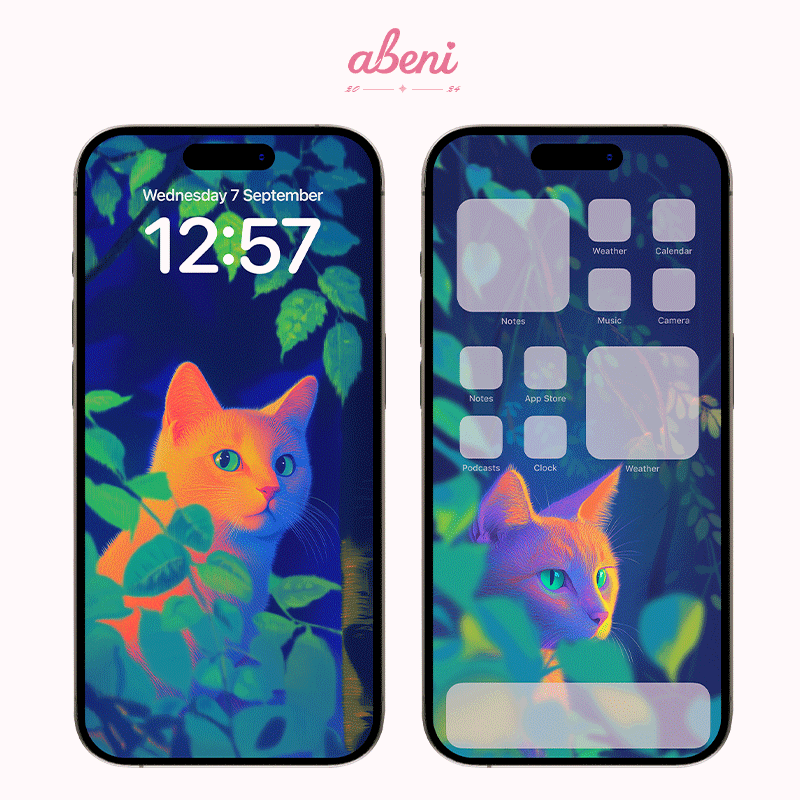 【Wallpaper】naughty cat