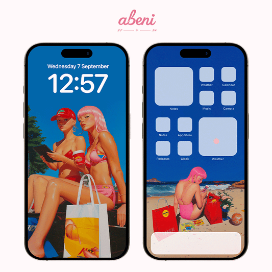【Wallpaper】two girls